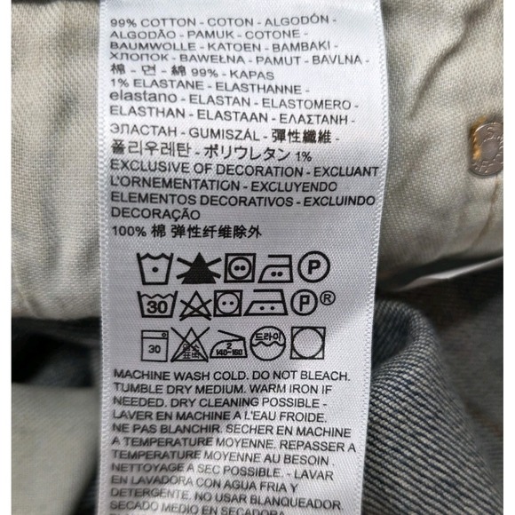 Levi 511 Slim Fit Mens 33 x 34 Jeans Mid Wash Stretch Denim Classic City New - Picture 8 of 8